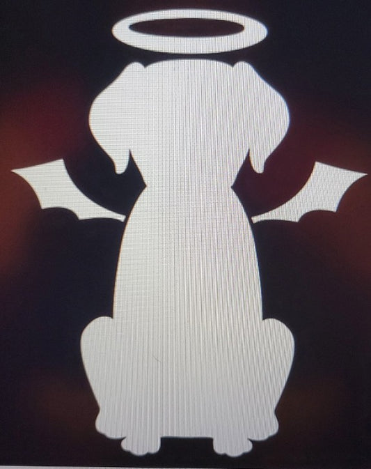 Labrador Retriever Angel Vinyl Decal